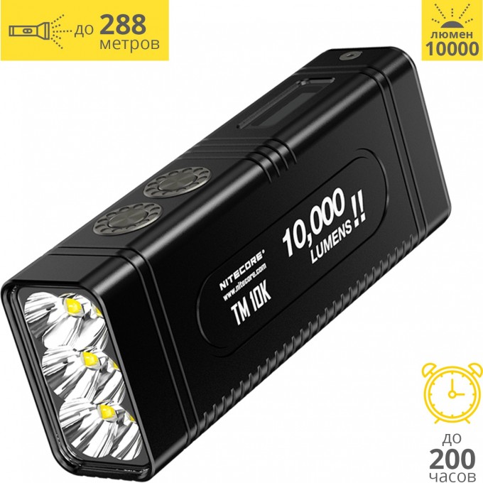Фонарь NITECORE TM10K XHP35 HD*6 17683